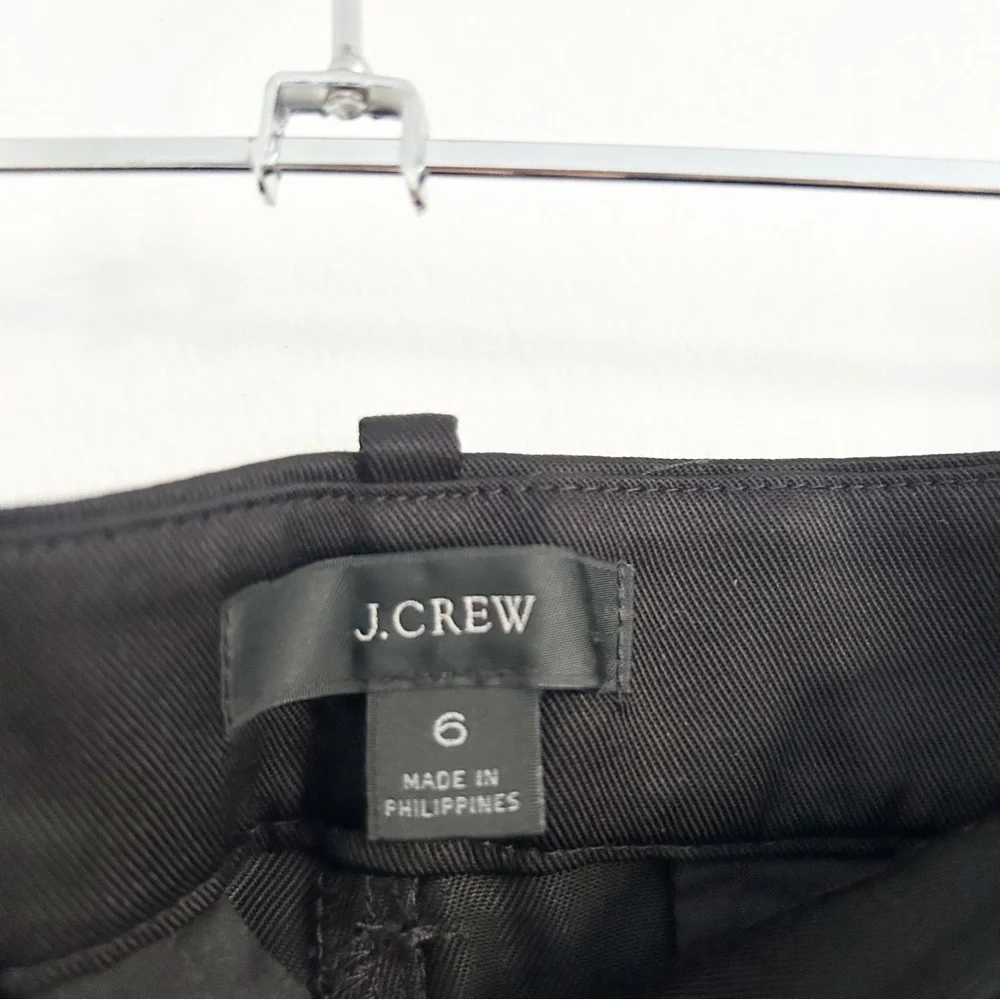 J. Crew Ingrid Pant in Black Gramercy Twill 100% Lyocell Size 6 - Picture 5 of 8